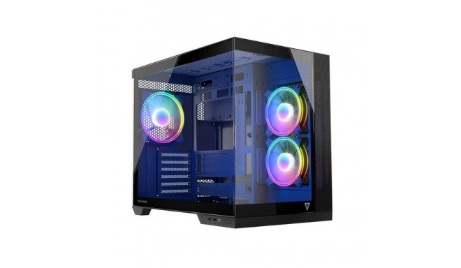 Modecom Volcano Panorama Apex ARGB 3F juoda Midi Tower Grey