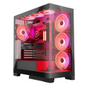 Modecom Volcano SPACE APEX ARGB MIDI USB 3.0 X 2 CYPE-C - AT Midi Tower Black