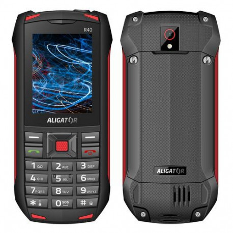 Aligator R40 eXtremo 6.1 cm (2.4") 150 g Black, Red Feature phone