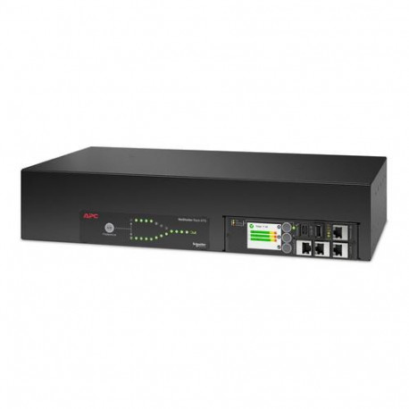 APC Netshelter Rack Automatic Transfer Switch, 2U, 32A, 230V, 2 IEC 309 IN, 16 C13, 2 C19 OUT, 50/60