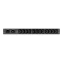 APC Netshelter Rack Automatic Transfer Switch, 1U, 10A, 230V, C14 IN, 12 C13 OUT, 50/60Hz
