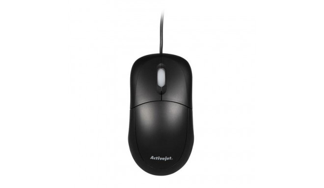 Activejet AMY-146 wired computer mouse (optical; 1000 DPI; black)