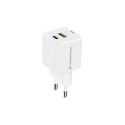 Conceptronic 2-Port 20W GaN USB PD Charger, USB-C x 1, USB-A x 1, QC 3.0, PPS