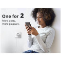 Conceptronic 2-Port 20W GaN USB PD Charger, USB-C x 1, USB-A x 1, QC 3.0, PPS