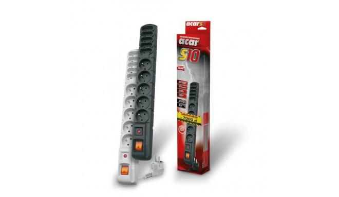 HSK DATA ALP-ACARS10---0N power extension 1.5 m 5 AC outlet(s) Indoor Black