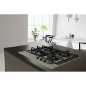 Whirlpool AKTL 629/S Silver Built-in Gas 4 zone(s)