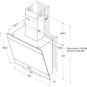 Whirlpool AKR 62F LT K Wall-mounted Black 650 m³/h