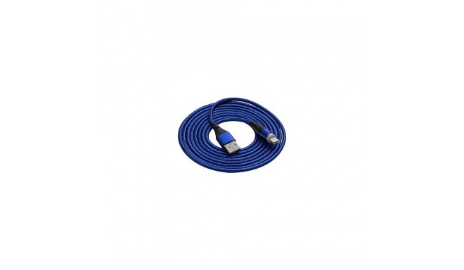 Akyga AK-USB-43 USB cable USB 2.0 2 m USB C USB A Blue