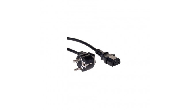 Akyga AK-PC-06C power cable Black 3 m CEE7/7 IEC C13