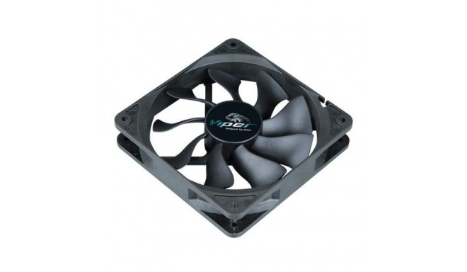 Akasa Viper Computer case Fan 12 cm Black
