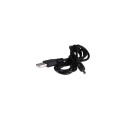 Akyga AK-DC-03 USB cable 0.8 m USB A Black
