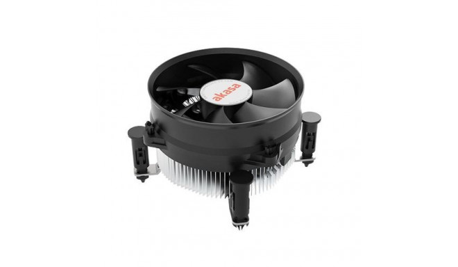 Akasa AK-CC6603EP01 computer cooling system Processor Heatsink/Radiator 9.5 cm Aluminium, Black 1 pc