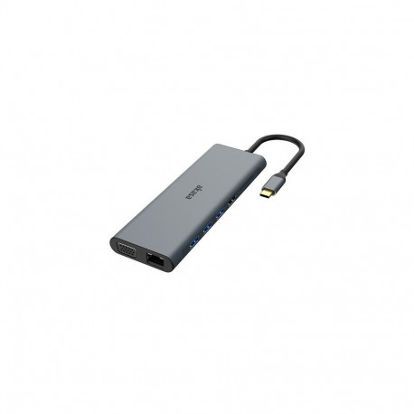 Akasa AK-CBCA28-18BK laptop dock/port replicator Wired USB 3.2 Gen 1 (3.1 Gen 1) Type-C Black, Grey
