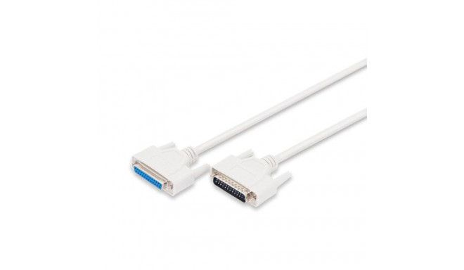 Digitus Datatransfer extension cable, D-Sub25/M - D-Sub25/F