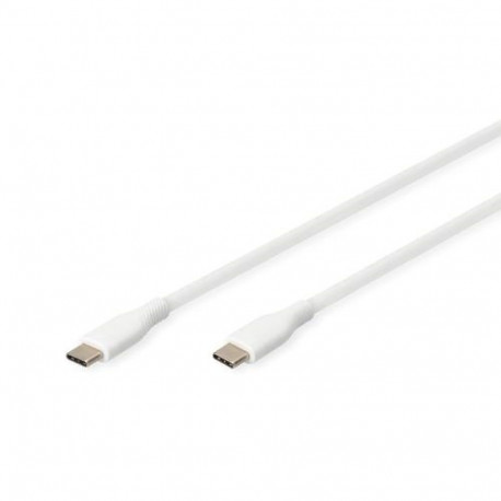 Digitus USB-C silicone connection cable, 2m, white