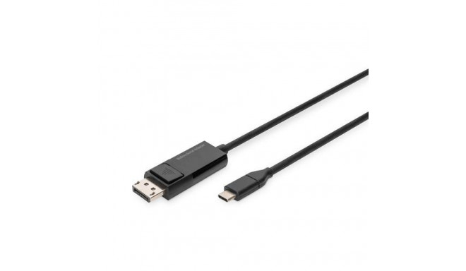 Digitus USB Type-C &lt;=&gt; DisplayPort Bi-Directional Adapter Cable