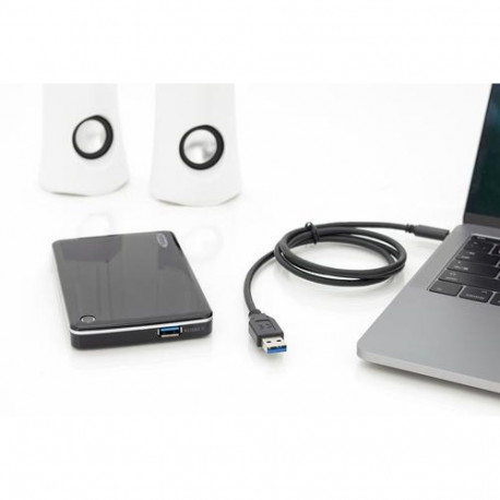 Digitus USB-C connection cable, USB 3.2 Gen2, USB-A to USB-C