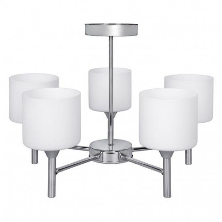 Activejet Classic chandelier pendant ceiling lamp MIRA Chrome 5xE27 for living room