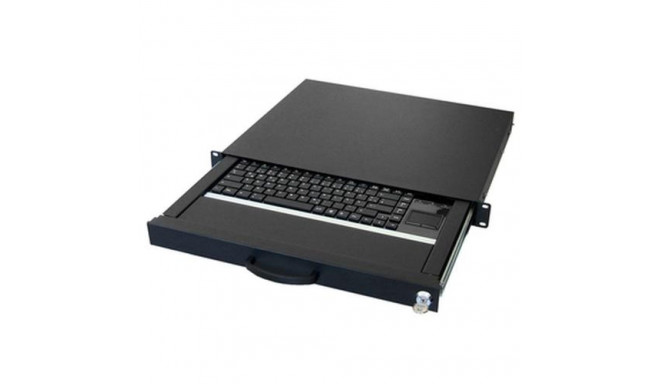 aixcase AIX-19K1UKUSTP-B keyboard USB QWERTY US English Black
