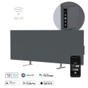 AENO Premium Eco Smart Heater, 700W, LED display, Plug type: Europe (E/F type), GREY
