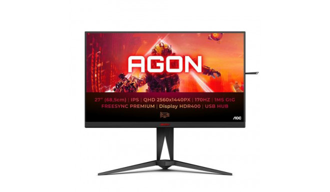 AOC AG275QX/EU computer monitor 68.6 cm (27&quot;) 2560 x 1440 pixels Quad HD Black, Red