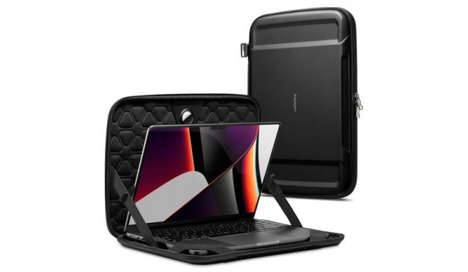Spigen Rugged Armor Pro Pouch 40.6 cm (16&quot;) Sleeve case Black