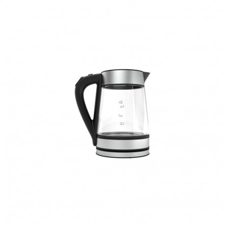 AENO EK1S electric kettle 1.7 L 2200 W Black, Silver, Transparent
