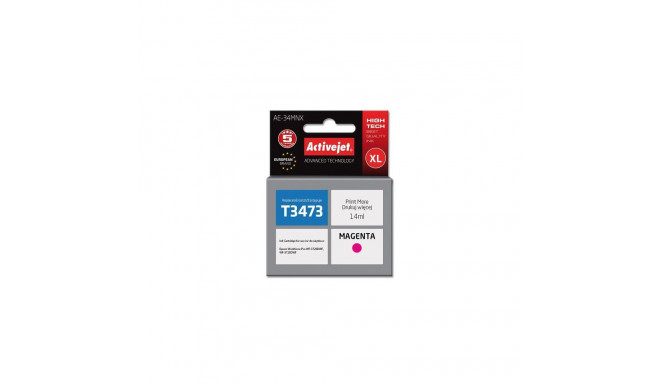 Activejet AE-34MNX ink (replacement for Epson 34XL T3473; Supreme; 14 ml; magenta)