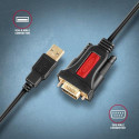 Axagon ADS-1PSN USB-A 2.0 - serial RS-232 DB9-M Prolific adapter cable 1.5m - Adapter - Digital/Date
