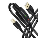 Axagon ADR-220B USB 2.0 A-M -&gt; B-M active connecting/repeater cable 20m - Kabel - Digital/Dat
