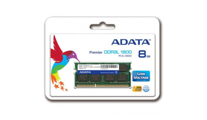 ADATA ADDS1600W8G11-S memory module 8 GB 1 x 8 GB DDR3L 1600 MHz