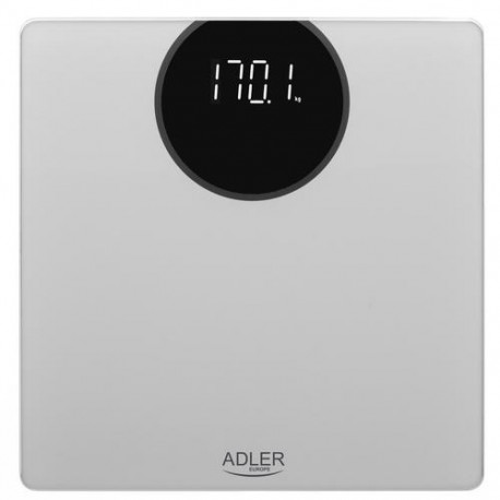Adler AD 8175 personal scale Square Silver Electronic personal scale