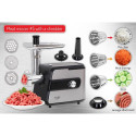 Adler AD 4813 mincer 2000 W Black, Silver
