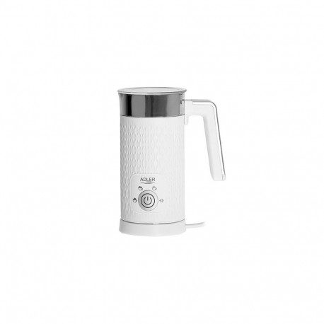 Adler AD 4494 milk frother/warmer Automatic Metallic, White
