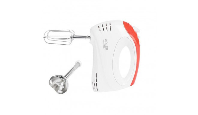 Adler AD 4212 mixer Hand mixer Red, White