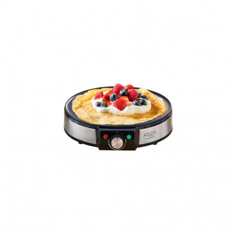 Adler AD 3058 crepe maker 1 crepe(s) 1600 W Black, Stainless steel