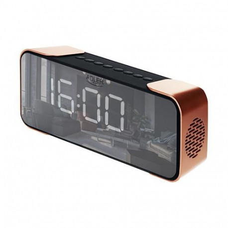 Adler AD 1190CR alarm clock Digital alarm clock Black, Copper