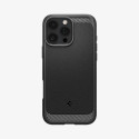 Spigen Rugged Armor (MagFit) mobile phone case 16 cm (6.3&quot;) Cover Black
