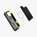 Spigen Rugged Armor (MagFit) mobile phone case 16 cm (6.3&quot;) Cover Black