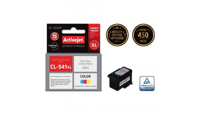 Activejet AC-541RX ink (replacement for Canon CL-541 XL; Premium; 18 ml; color)