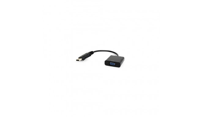 Gembird AB-DPM-VGAF-02 video cable adapter VGA (D-Sub) DisplayPort Black