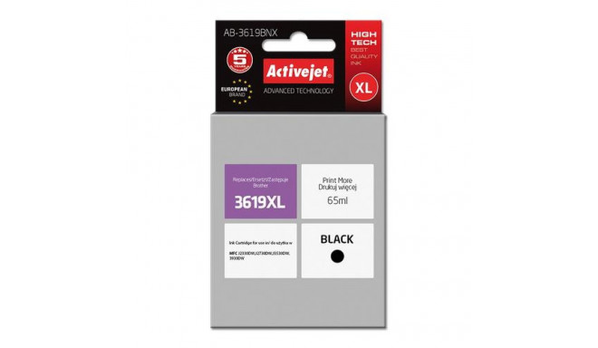 Activejet AB-3619BNX ink (replacement for Brother LC3619Bk; Supreme; 65 ml; black)