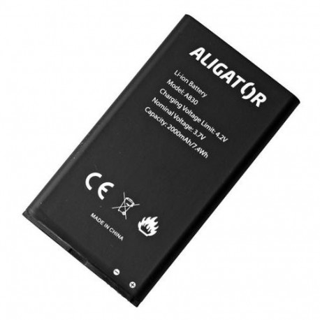 Aligator A830BAL mobile phone spare part Battery Black