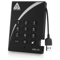 Apricorn Aegis Padlock USB 3.0 500GB external hard drive Black