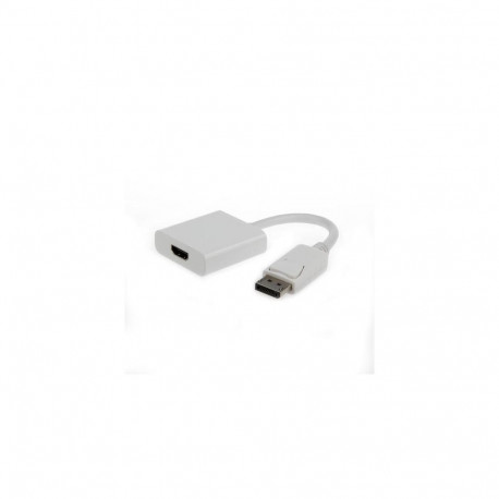 Gembird A-DPM-HDMIF-002-W video cable adapter 0.1 m DisplayPort HDMI Type A (Standard) White