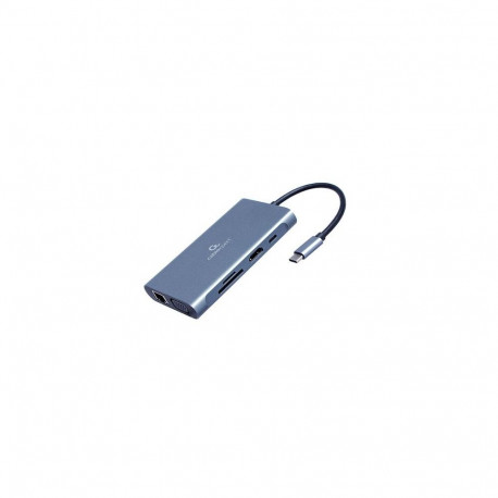 Gembird A-CM-COMBO7-01 laptop dock/port replicator USB 3.2 Gen 1 (3.1 Gen 1) Type-A Grey