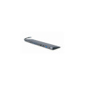 Gembird A-CM-COMBO9-01 laptop dock/port replicator USB 3.2 Gen 1 (3.1 Gen 1) Type-C Grey