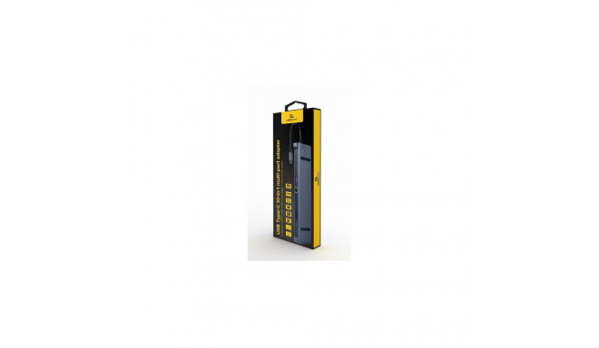 Gembird A-CM-COMBO10-01 laptop dock/port replicator Wired USB 3.2 Gen 1 (3.1 Gen 1) Type-C Grey