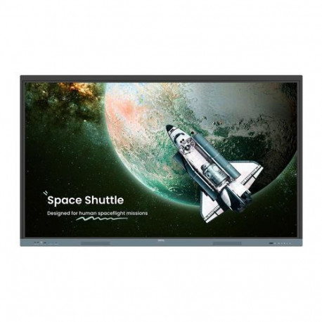 BenQ RE7504 Interactive flat panel 190.5 cm (75") 450 cd/m² 4K Ultra HD Black, Grey Touchsc