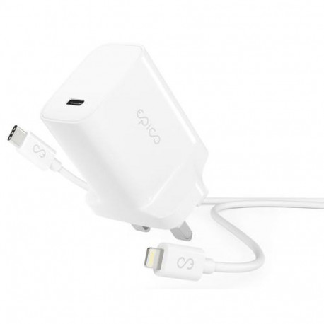 Epico 9910101000004 mobile device charger Universal White AC Fast charging Indoor